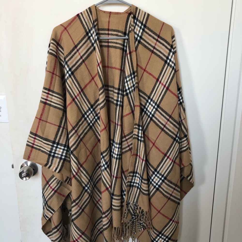 Burberry knock-off shrug